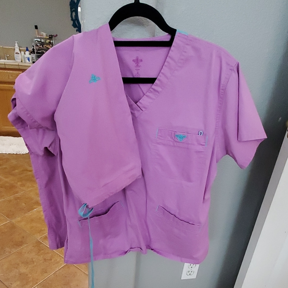Med couture scrub set